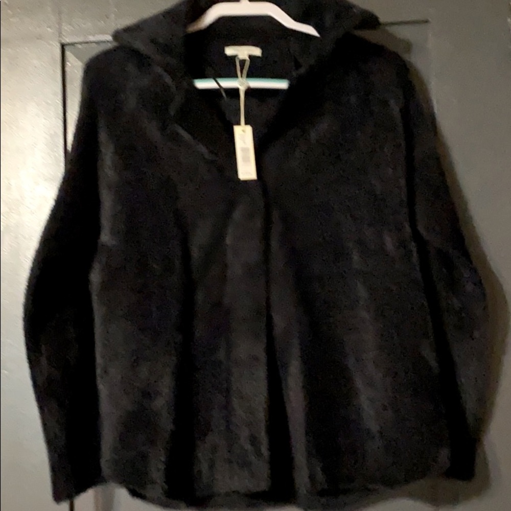 Black women’s dress jacket hip length